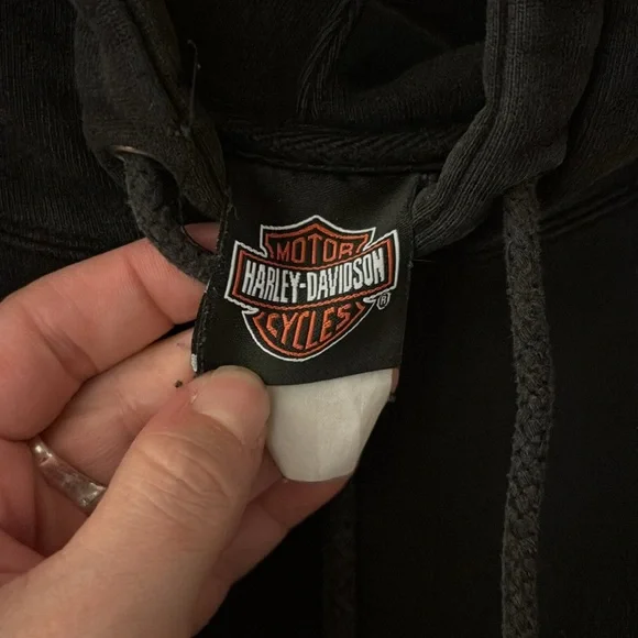 Harley-Davidson black hoodie XL seacoast chapter/north hampton NH - Picture 5 of 5